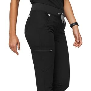 Figs Women's Black Skinny Scrub Pants 2 pair